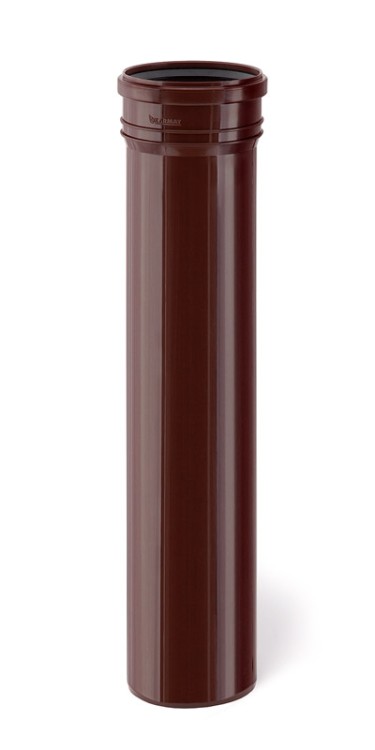Rura spustowa brązowa 110 mm UV