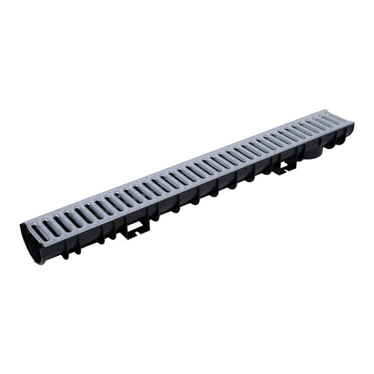 Kanał 1000x120x80 mm z kratą stalową A15