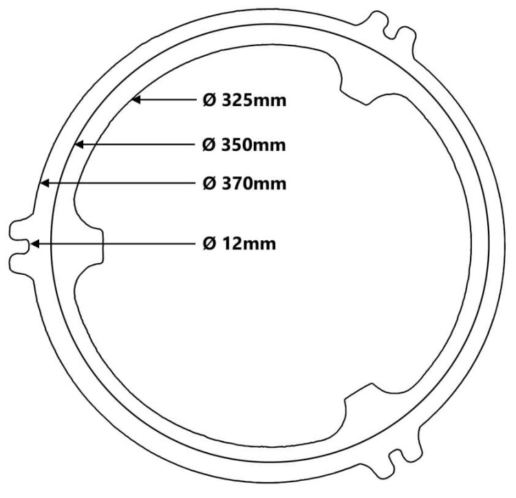 Wymiary pokrywy żeliwnej