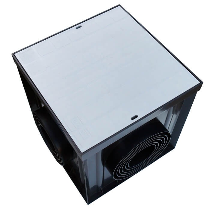 Studnia 300x300 z pokrywą popielatą