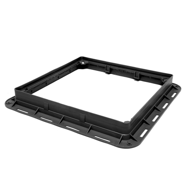 Pokrywa właz kwadratowy 70 x 70cm czarny