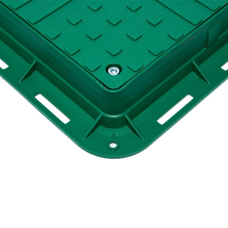 Pokrywa właz kwadratowy 70 x 70cm zielony