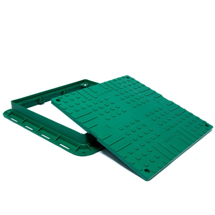 Pokrywa właz kwadratowy 70 x 70cm zielony