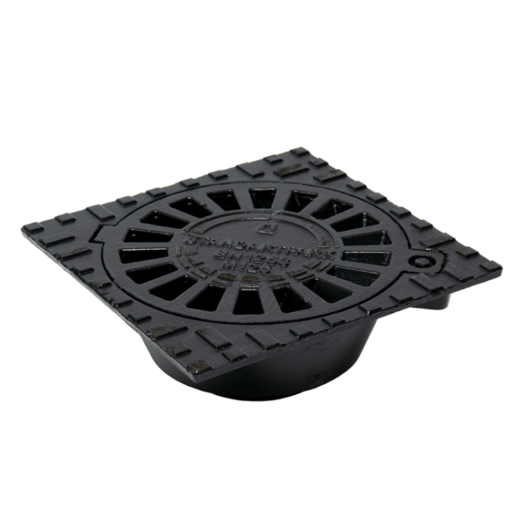 Żeliwny wpust posadzkowy 250x250mm