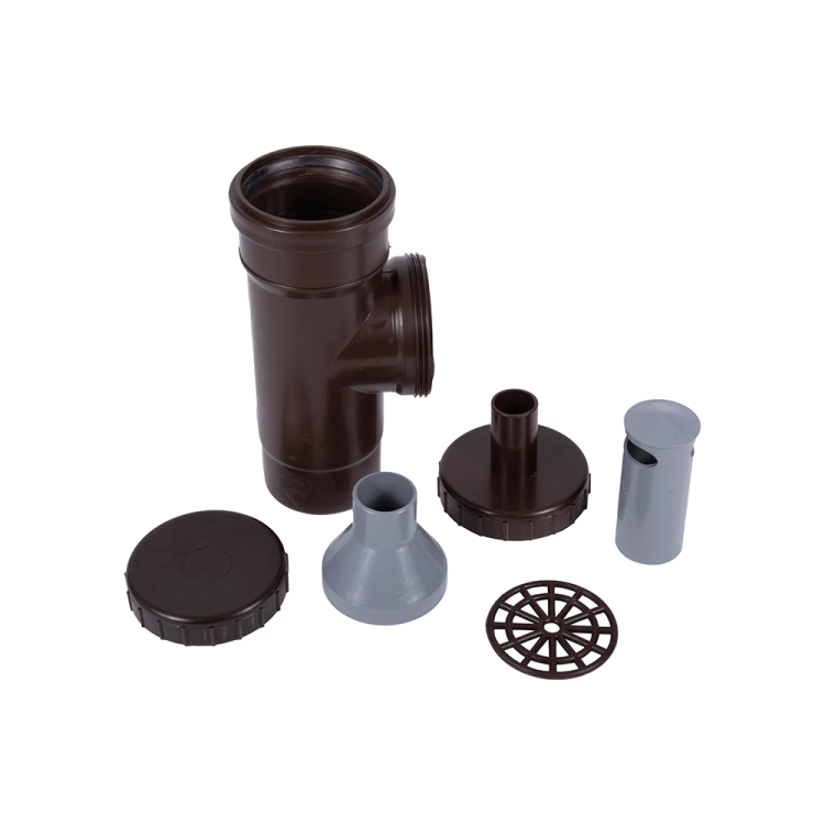 Zbieracz wody deszczowej brąz