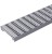 Krata PVC B125 GRID jasny popiel