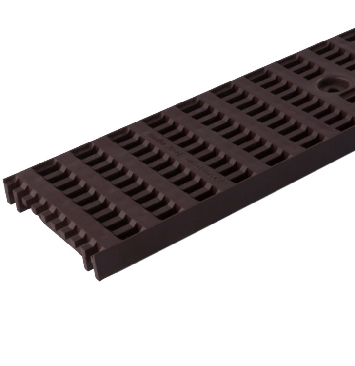 Krata PVC B125 GRID ciemny brąz