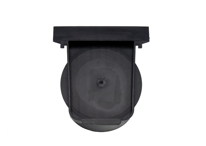 Zaślepka prawa kanału 148 z króćcem fi 110mm