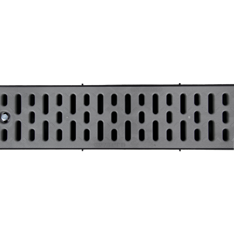 Kanał 98 z kratą PP A15 popielaty