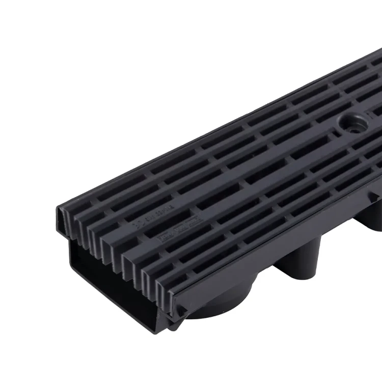 Kanał 63 z kratą PP A15 line-czarny