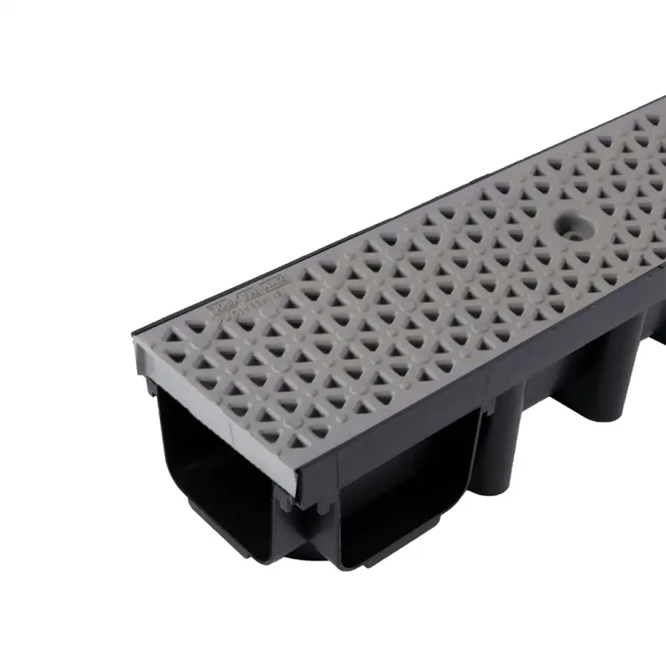 Kanał 98 z kratą PP A15 decor-szary