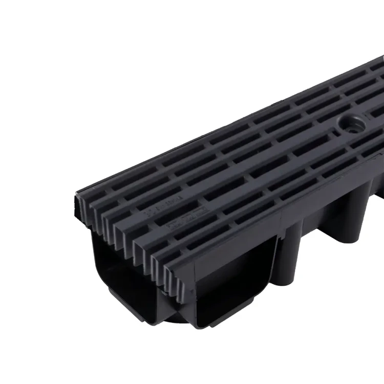 Kanał 98 z kratą PP A15 line-czarny