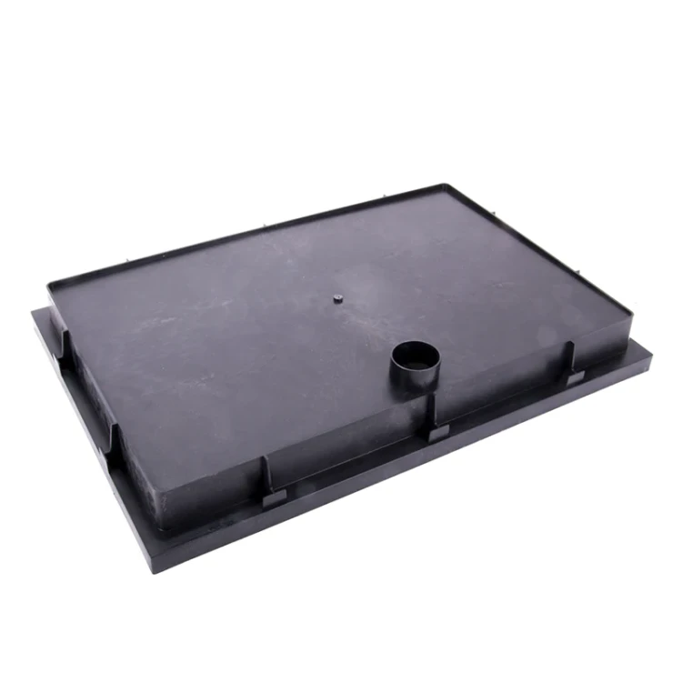 Wycieraczka z kratą PVC grafit