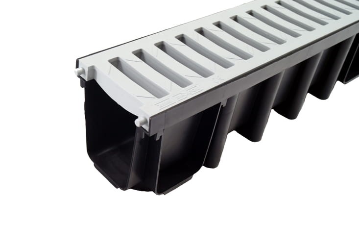 Kanał 148 z kratą PVC B125