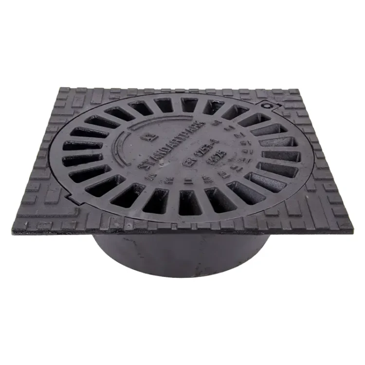 Wpust żeliwny posadzkowy 400x400mm
