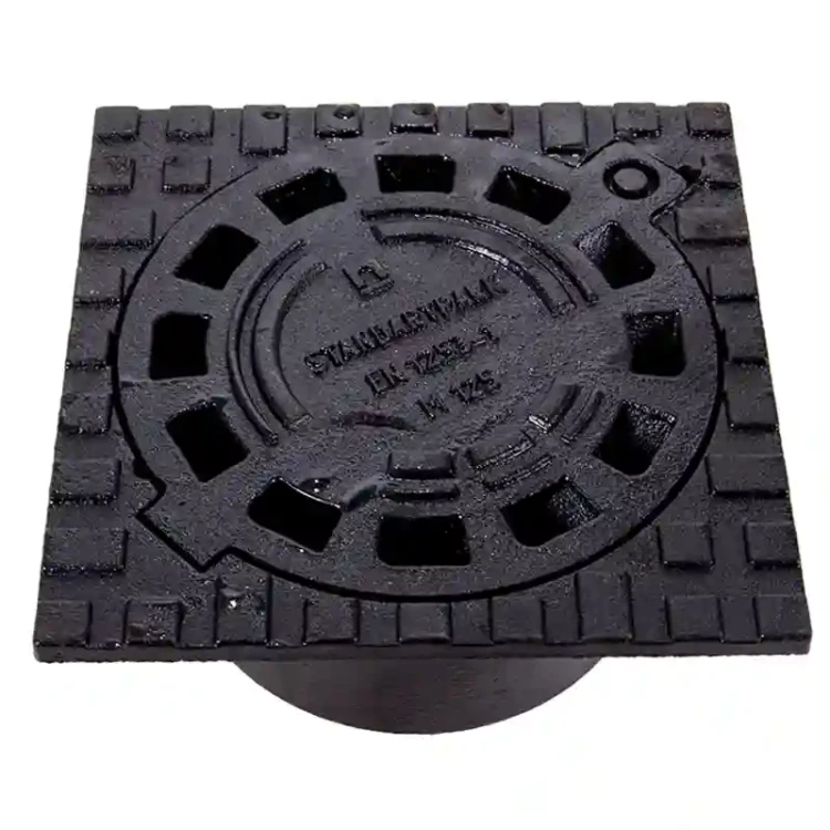 Wpust żeliwny posadzkowy 200x200mm