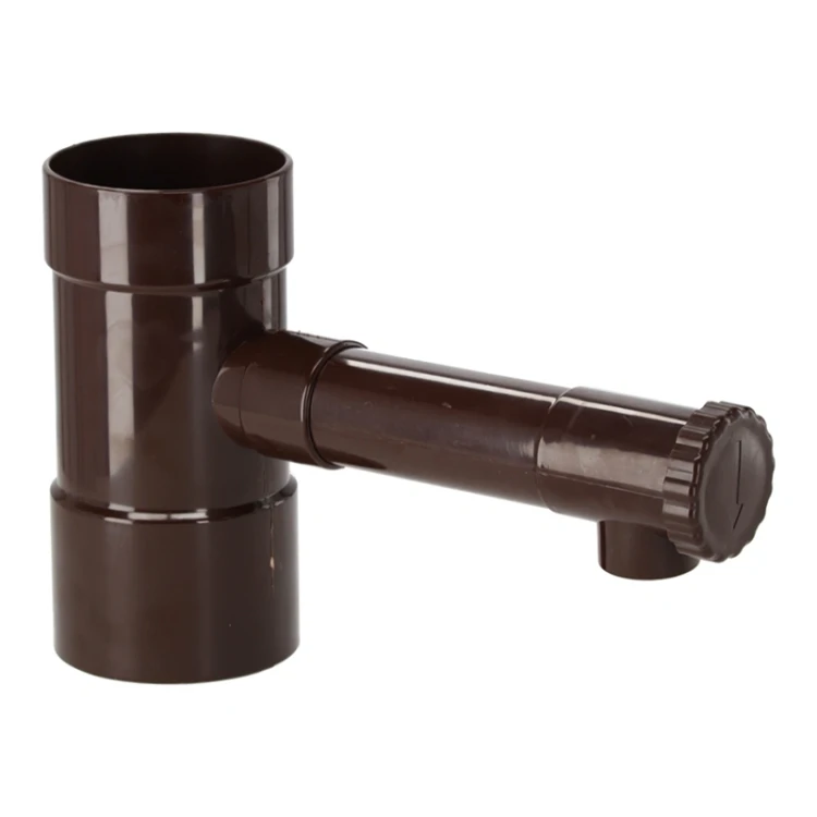 Zbieracz wody opadowej - Łapacz deszczówki - Brązowy 80 mm