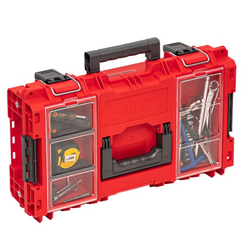 QS PRIME Skrzynka narzędziowa Toolbax 150 Profi Red Custom Qbrick System