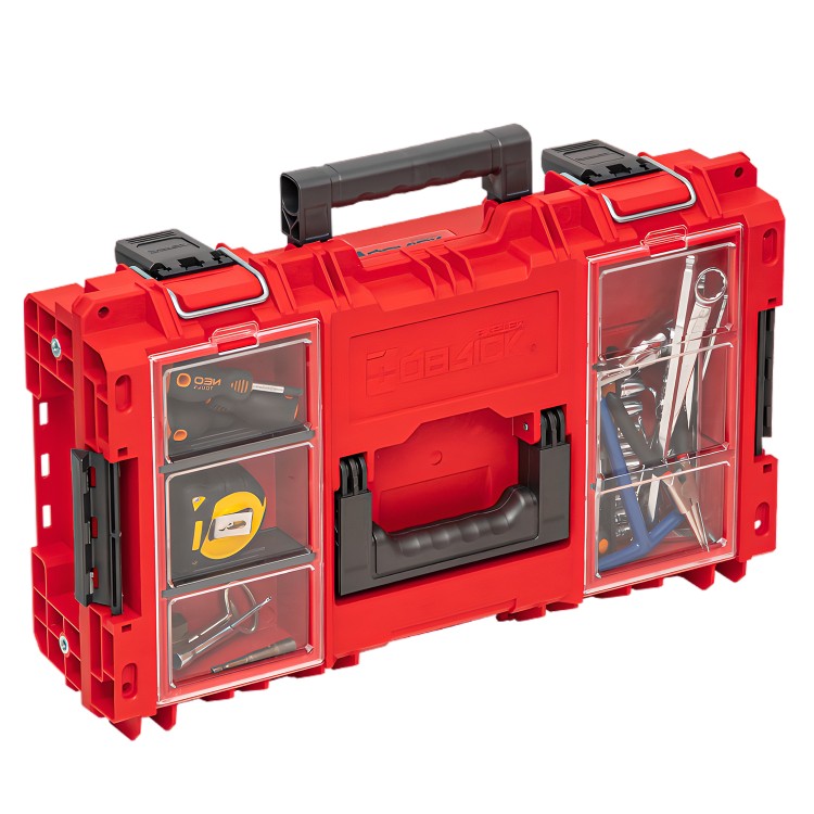 QS PRIME Skrzynka narzędziowa Toolbax 150 Profi Red Custom Qbrick System