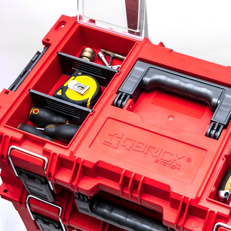 QS PRIME Skrzynka narzędziowa Toolbax 150 Profi Red Custom Qbrick System