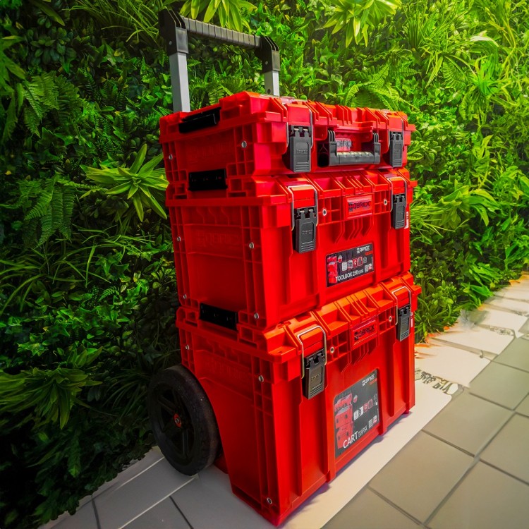 QS PRIME Skrzynka narzędziowa Toolbax 150 Profi Red Custom Qbrick System