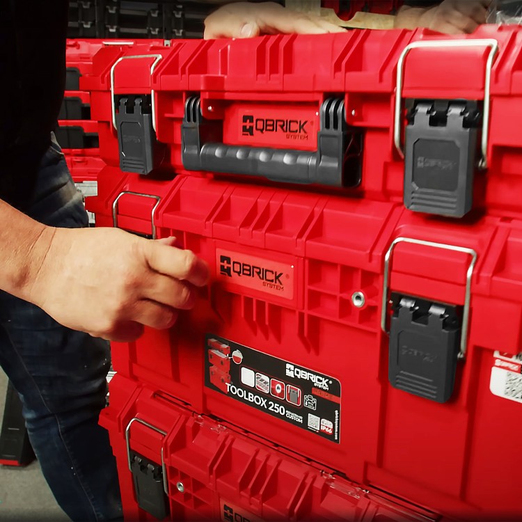QS PRIME Skrzynka narzędziowa Toolbax 150 Profi Red Custom Qbrick System