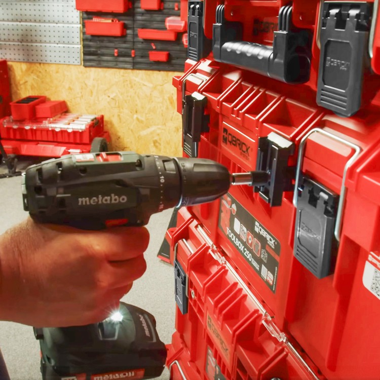 QS PRIME Skrzynka narzędziowa Toolbax 150 Profi Red Custom Qbrick System