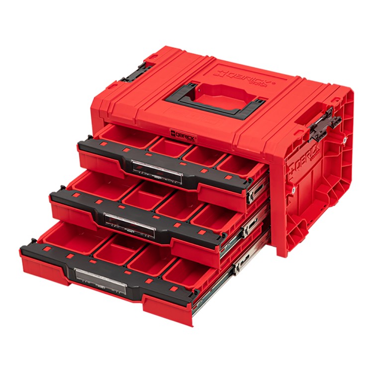 QS PRO RUHD Skrzynka z 3 szufladami PRO DRAWER 3 Toolbox 2.0 Expert