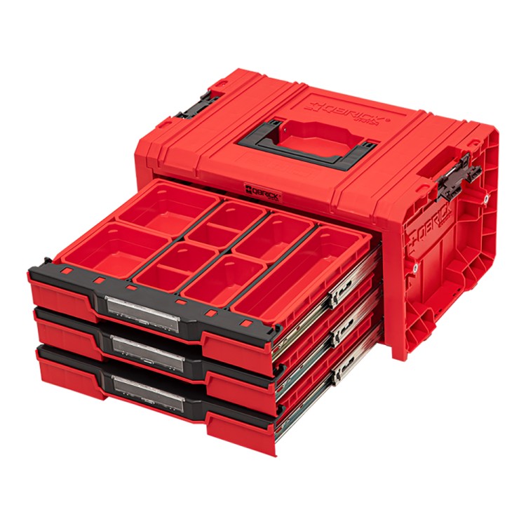 QS PRO RUHD Skrzynka z 3 szufladami PRO DRAWER 3 Toolbox 2.0 Expert