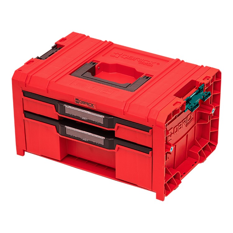 QS PRO RUHD Skrzynka z 2 szufladami PRO DRAWER 2 Toolbox 2.0 Expert