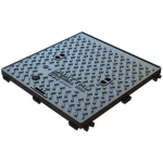 Właz żeliwny fi 700 C250 800x800 kwadratowy QUATTRO SI