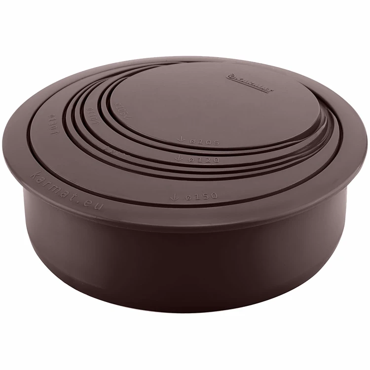 Rynnowa redukcja wielostopniowa Ø160 brązowa