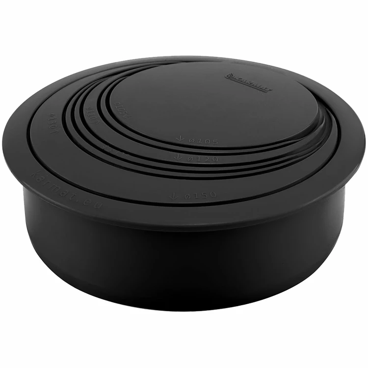 Rynnowa redukcja wielostopniowa Ø160 - Czarna