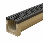  Kanał odwodnienia liniowego z polimerobetonu z listwą i kratą żeliwną SUPER F900 FALA H:240 mm