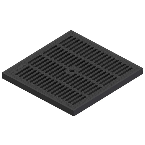Studzienka odpływowa ściekowa A15 z czarnym rusztem plastikowym - 300x300