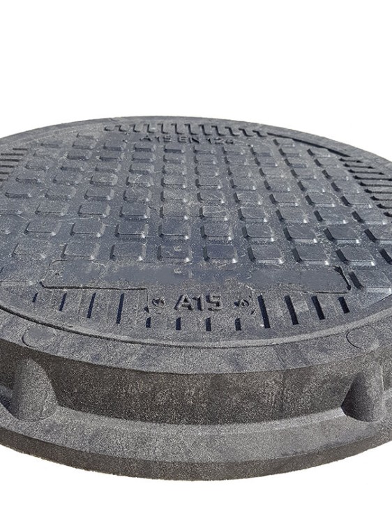 Pokrywa studni 600 mm właz polimeropiaskowy