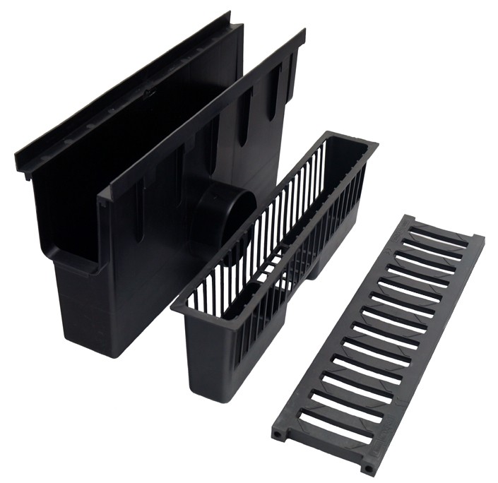 Komplet studzienki zbiorczej z koszem i kratą