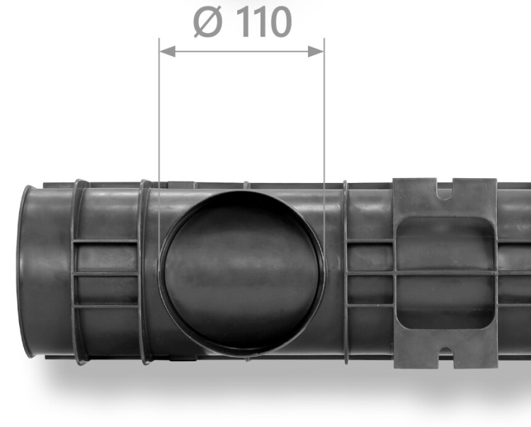 Odprowadzenie wody od spodu